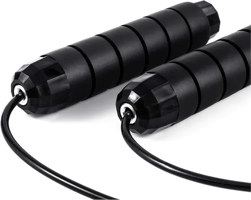 Miniatura 3 de BOOMIBOO Cuerda de Saltar, Cuerdas de Saltar Ajustables, Cuerda de Saltar Sin Enredos de Velocidad Rápida con Rodamientos de Bolas para Mujeres, Rojo