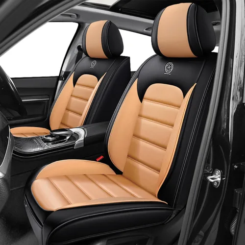 Miniatura 9 de Fundas de asiento de automóvil para K4 para KIA K4 2025-2026, fundas de asiento impermeables de cuero, compatible con bolsa de aire, juego completo