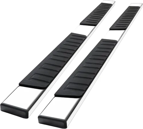 Miniatura 12 de COMNOVA Barra lateral con escalones y estribo de reemplazo para Ford F-150 Crew Cab 04-14 (4 puertas de tamaño completo), diseño de almohadilla