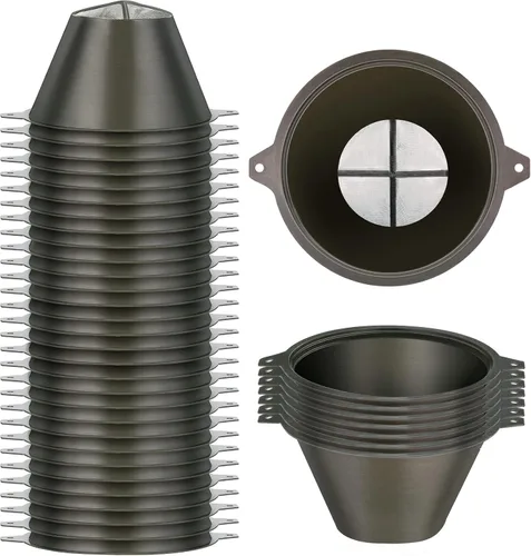 30 filtros de pintura de 3.937 in reutilizables de plástico con filtro de embudo de malla de nailon fino para aceite, pinturas al óleo a base de