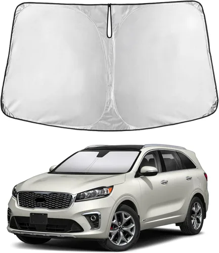 Miniatura 278 de EcoNour Parasol para parabrisas compatible con Hyundai Tucson 2016-2019 2020 2021, visera solar para parabrisas delantero y ventana, bloqueador