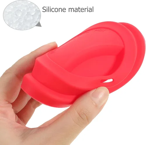 Miniatura 8 de 12 tapas de silicona para tazas al aire libre, tapas de taza de café, tapa de repuesto a prueba de fugas, vasos a prueba de fugas, tapa de botella