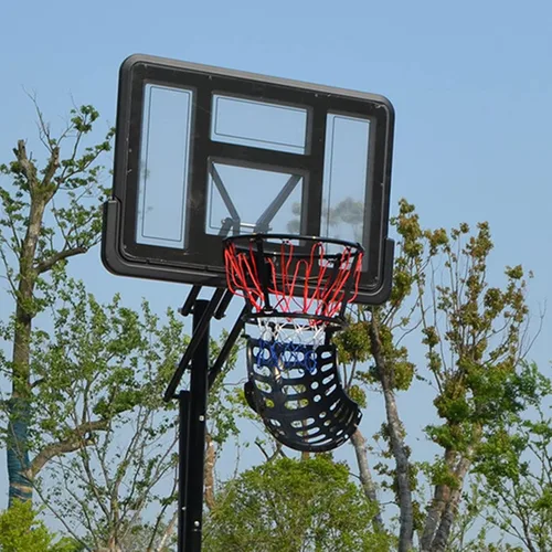 Miniatura 3 de Sistema de retorno de bola resistente al desgaste de alta resistencia conveniente baloncesto Hoop Ball sistema de retorno para baloncesto negro