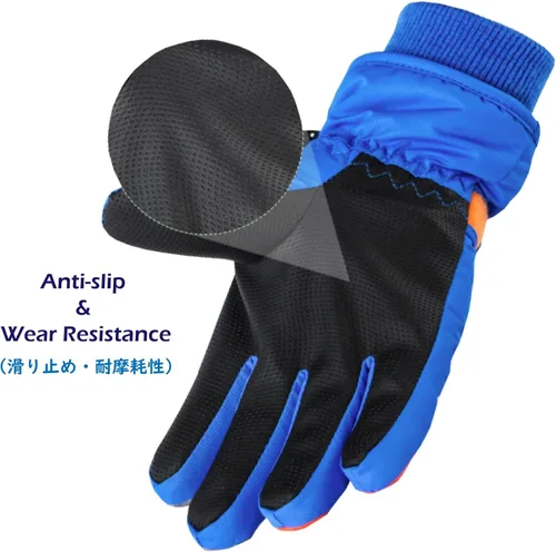 Miniatura 5 de TRIWONDER Guantes de esquí para niños y niñas, para invierno, para clima frío, resistente al viento, cálidos, para snowboard y deportes