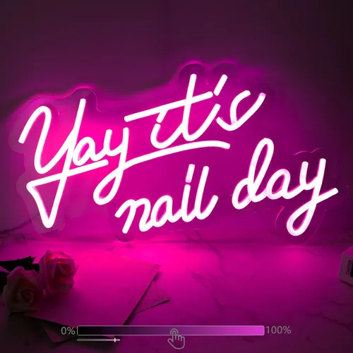 Miniatura 7 de Walk Ins - Letrero de neón de bienvenida para decoración de pared, luces LED para sala de estudio, decoración de negocios, luz de neón