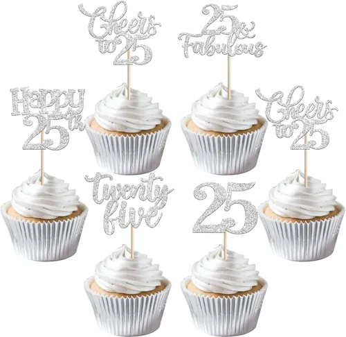 Miniatura 20 de 30 piezas de adornos para cupcakes de 12 cumpleaños feliz, brillantes doce, hola 12, felicitaciones a 12 años, adornos para cupcakes, 12
