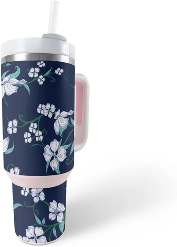 Miniatura 7 de MightySkins Skin - Vaso de vinilo compatible con Stanley The Quencher H2.0 FlowState de 40 onzas, mosaico de cebra, protectora, duradera y única