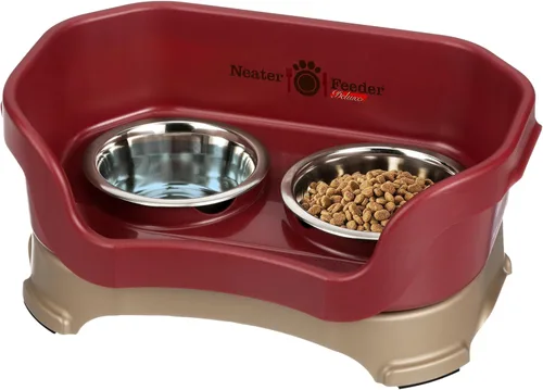 Miniatura 16 de Neater Pet Brands Neater Feeder Deluxe Cuencos para perros a prueba de derrames elevados para perros grandes de más de 40 libras, fabricado en EE.