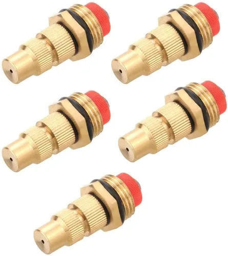 Rociador de riego de jardín Boquilla de pulverización de riego ajustable G1/2" rosca macho