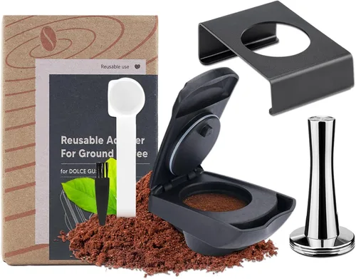 Miniatura 8 de Adaptador de cápsula de café reutilizable, adaptador de cápsula de café recargable, convertidor de cápsulas de café para máquina Dolce Gusto