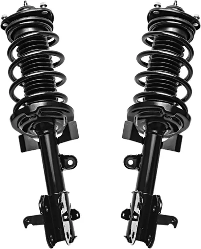 Miniatura 30 de Detroit Axle - Puntales 4WD para Ford Expedition Lincoln Navigator 1997-2002, 4 puntales completos con muelle helicoidal delantero trasero 1998 1999