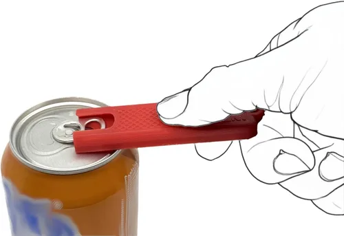 Intulon - Abrepestañas de latas de soda, elevador de pestañas para una apertura fácil - Gadget de cocina compacto para personas mayores, apto para