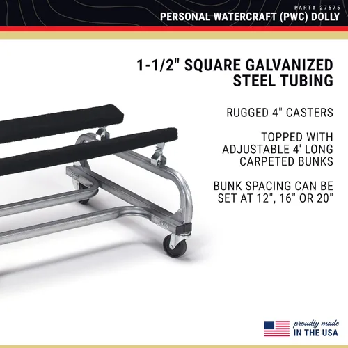 Miniatura 4 de CE Smith - Remolque Personal Watercraft (PWC) Dolly - 48" x 34" x 19