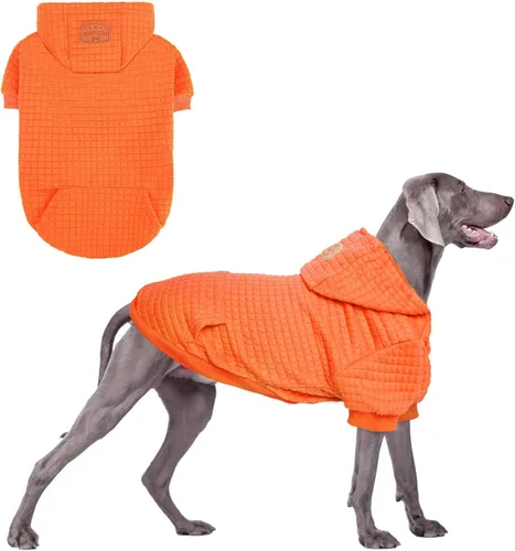 Miniatura 20 de BEAUTYZOO Sudadera con capucha para perro pequeño con bolsillos, ropa para perros pequeños y medianos, niño y niña, abrigos de algodón laminado tipo