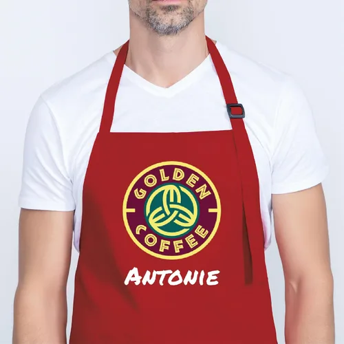 Miniatura 3 de Delantal Personalizado con Nombre y Logo de Kenzal, Delantal de Cocina y Barbacoa para Mujeres y Hombres, Delantal de Chef Personalizado
