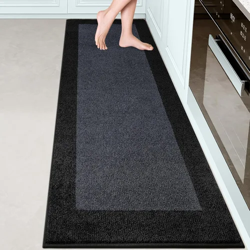 Miniatura 52 de Indoor Door Mat 20" x 32", Washable Kitchen Rug, Non Slip Entryway Rug for Floor, Absorbent Entrance Throw Rug for Laundry, Bathroom, Door