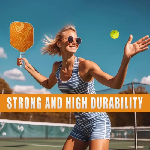 Miniatura 3 de FASIUCHOI Paquete de 6 pelotas de pickleball con 40 agujeros, pelotas de pickleball de alta durabilidad, pelotas de pickleball para exteriores