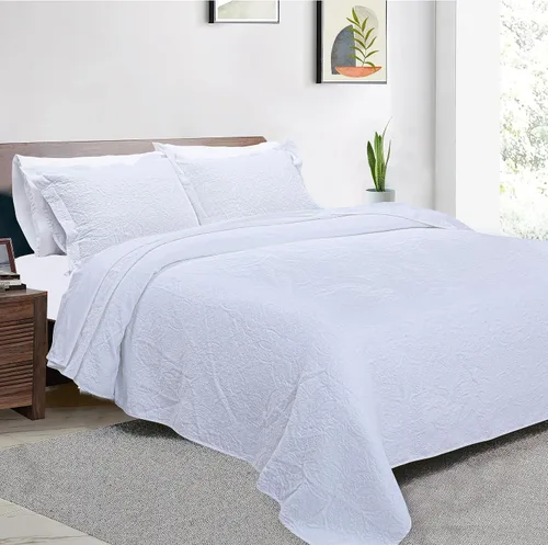 Miniatura 9 de Threadmill Juego de edredón individual – Ropa de cama de algodón y bambú suave y ligera juego de edredón de verano de 2 piezas – Colcha de diseño