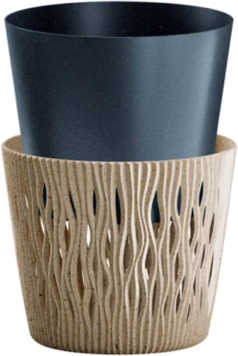 Miniatura 4 de Prosperplast Maceta, Madera, Verde, Muy pequeño