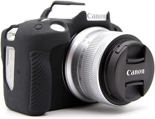 Miniatura 3 de Funda para Canon Eos R50, ultrafina, ligera, de goma, suave, de silicona, para Canon Eos R50 (negro)