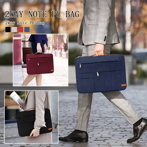 Miniatura 7 de KINGSLONG Funda para laptop de 13.3 pulgadas, bolsa delgada a prueba de golpes, funda de transporte para computadora compatible con MacBook Air/Pro