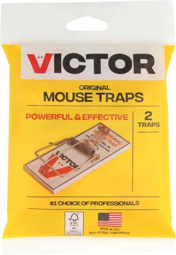 Miniatura 11 de Trampas para ratones Victor M150-12, pedal de metal, madera FSC de origen sostenible, trampas para ratones de madera - Paquete de 12