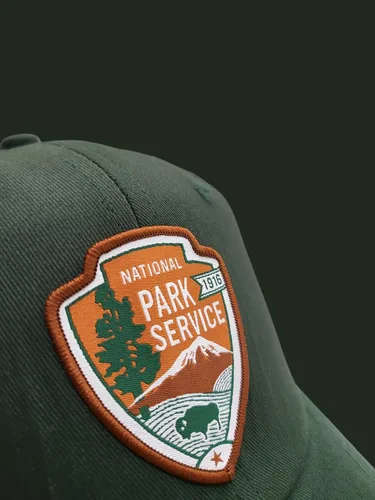 Miniatura 3 de National Park Service Dad Hat para hombre con parche tejido NPS