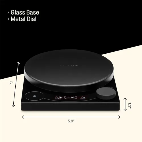 Miniatura 4 de Fellow Tally Pro - Báscula de café con temporizador, báscula de café expreso para verter y elaborar cerveza barista, modo de asistencia