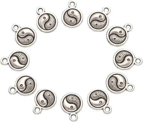 Miniatura 2 de Craftdady Colgantes de aleación de plata antigua estilo tibetano, bonitos dijes colgantes de metal, colgantes de animales vintage, dijes colgantes