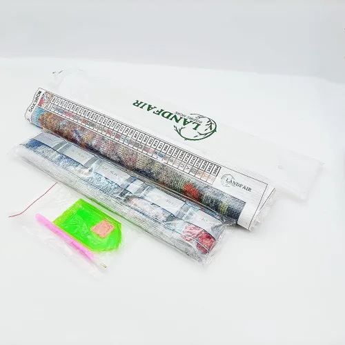 Miniatura 6 de LANDFAIR Kits de pintura de diamantes, 15 x 20 pulgadas, redondo de taladro completo Flower Shop de París, kits de arte de diamantes para adultos