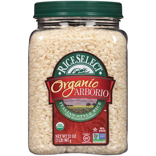 Miniatura 7 de RiceSelect Arroz integral Texmati orgánico, grano largo, grano entero, sin gluten, sin OMG, 32 onzas (paquete de 1 frasco)
