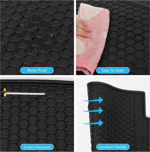 Miniatura 5 de Tapete de Carga para Auto a Medida para Mercedes Benz GLB 250 250 35 AMG 2020-2025 Forro para Maletero Todo de Goma Protector para Todo Tipo de Todo