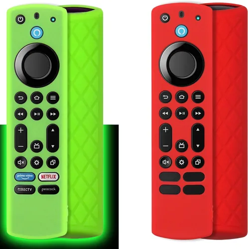 Miniatura 11 de Pinowu Funda de silicona para control remoto (2 unidades) para Fire TV Stick 4K Max/Insignia/Pioneer/Omni Series Fire TV Alexa Voice Remote mejorado