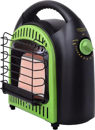 Flame King YSN-CHS10 - Calentador portátil radiante espacial de propano de 10,000 BTU para interiores y exteriores para camping, garaje, pesca en