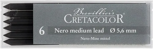 Miniatura 7 de Cretacolor Plomo de carbón, plomo de carbón, caja mediana de 6