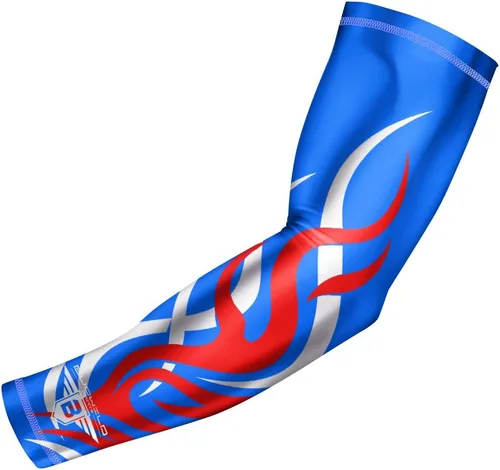 Miniatura 12 de Bucwild Sports Flame Fire Compression Arm Sleeve for Women & Men Durable, Snug Fit for Long-Lasting Shape Retention
