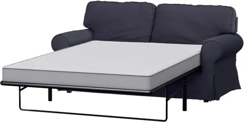 Miniatura 5 de Funda de repuesto para sofá cama de dos plazas Ektorp de algodón pesado, compatible únicamente con el sofá cama Ektorp de dos plazas de IKEA, una