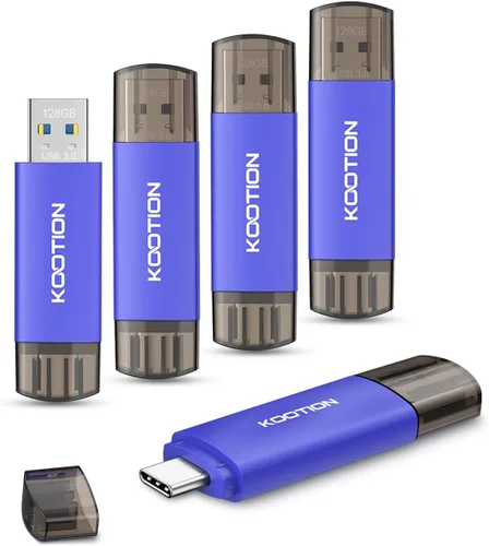 Miniatura 8 de 16GB Type-C Flash Drive 10-Pack, KOOTION 2-in-1 USB-A&USB-C 2.0 Dual Drive OTG, Memory Stick for Android Smartphone/Tablet/PC