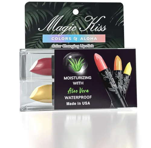 Magic Kiss Juego de pintalabios mate que cambia de color, hidratante nutritivo de larga duración, bálsamo labial mágico que cambia de color con