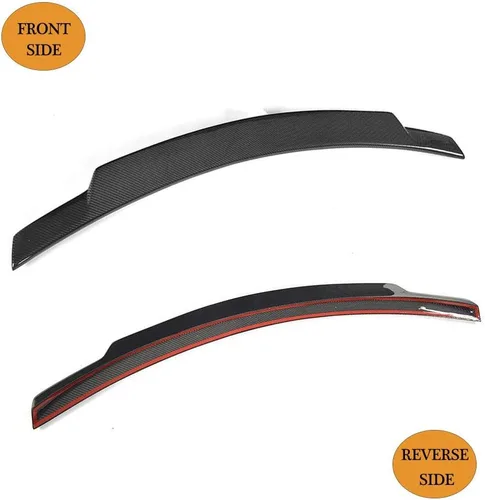 Miniatura 7 de Alerón de maletero de fibra de carbono real para BMW Serie 2 F22 Coupé y F87 M2 2014-2020 Tapa trasera Highkick Tail Wing Lip 220i 228i 230i M235i