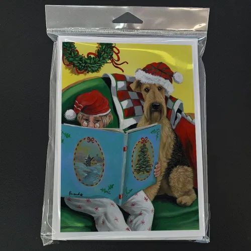 Miniatura 268 de Caroline's Treasures PPP3013GCA7P - Tarjetas de felicitación y sobres para mascotas de Basset Hound Teacher, paquete de 8 tarjetas en blanco