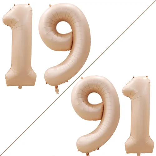 Miniatura 370 de Goer, conjunto de globos de papel aluminio para decoraciones de cumpleaños, globos de las letras de feliz cumpleaños y de números Oro