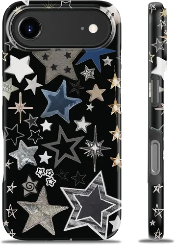Miniatura 211 de Goodon para iPhone 17 Pro, Funda Estética de Gato Negro y Niña Naranja, Compatible con Magsafe, Funda Protectora Retro Única y Moderna de Silicona
