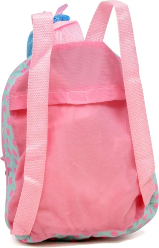 Miniatura 7 de Muñeca de bebé suave de 13 pulgadas con mochila transportadora rosa para llevar, bolsillo para maletín para accesorios y ropa
