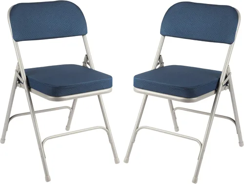 Miniatura 17 de OEF Furnishings Serie OEF3200 - Sillas plegables de tela de alta calidad, resistentes, de grado industrial, asiento ultra acolchado de 2 pulgadas