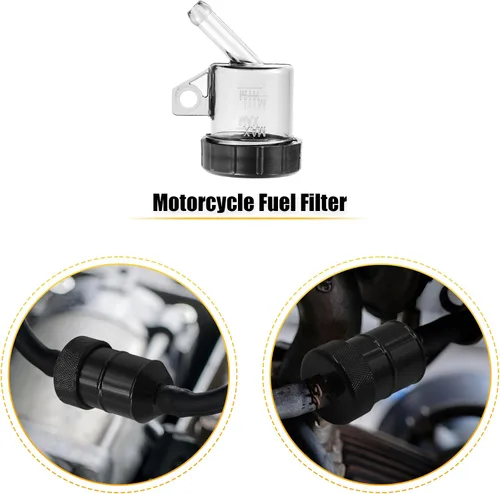 Miniatura 4 de X AUTOHAUX Depósito universal de aceite líquido para motocicleta ATV cilindro maestro depósito de aceite de freno trasero tanque de embrague