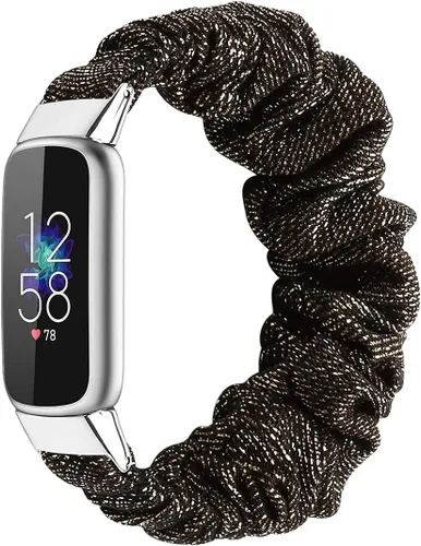 Miniatura 24 de Correas elásticas compatibles con Fitbit Luxe Bands, pulsera elástica de tela suave de repuesto para Fitbit Luxe Fitness Tracker, pequeña/grande