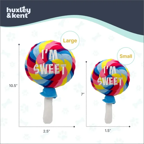 Miniatura 5 de Huxley & Kent Divertido juguete para perros con chirriador, juguetes chirriantes de felpa para perros pequeños, medianos y grandes, animal