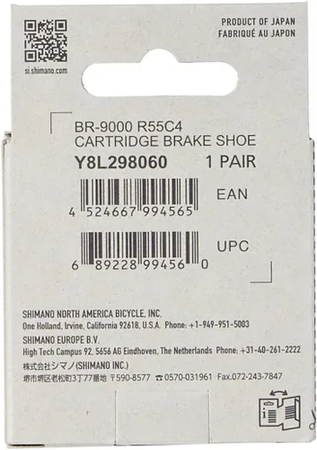 Miniatura 3 de SHIMANO Pastillas de freno R55C4 Dura-Ace BR-9000/7900 ETC, Negro/Gris, Talla única