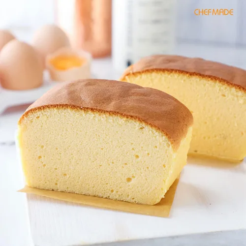 Miniatura 7 de CHEFMADE Molde rectangular para pan de 2 libras, antiadherente oblonga para pan y carne para hornear al horno (dorado champán)